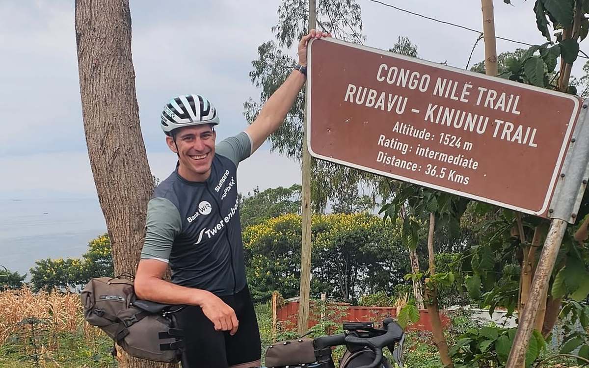 Franco Marvulli am Congo Nile Trail in Ruanda