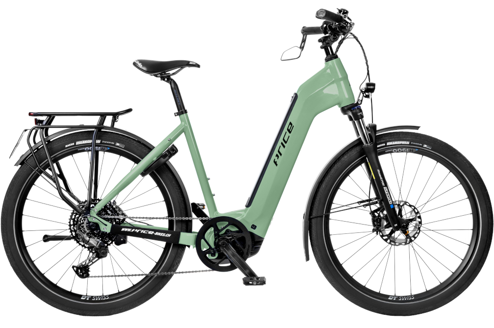 PRICE E-Bike mit Tiefeinsteiger-Rahmen